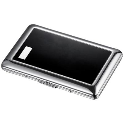 Visol Jaret Black Cigarette Case - Holds 7 Regular Cigarettes