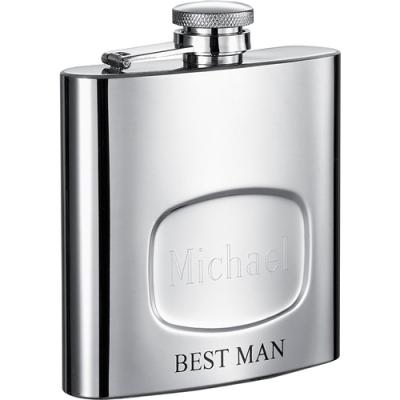 Visol Da Man 6 oz Best Man Flask
