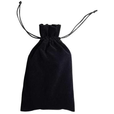 Black Velvet Pouch for 8 oz Flasks