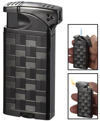 Visol Coppia All-in-One Gunmetal Cigar, Cigarette and Pipe Lighter