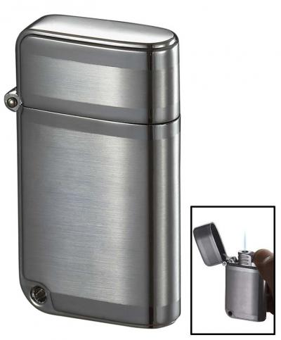 Visol Ranger Brushed Chrome Torch Flame Lighter