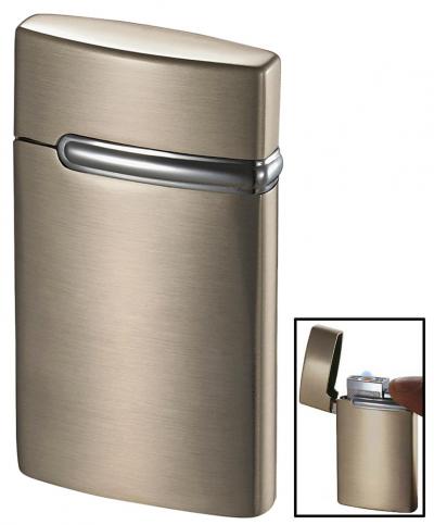 Visol Valo Satin Nickel Coil Flame Lighter