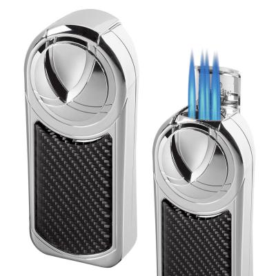 Visol Dobrev V 5 Torch Flame Carbon Fiber Table Lighter