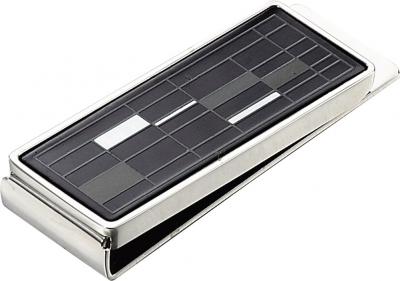 Visol Gridlock Stainless Steel Money Clip