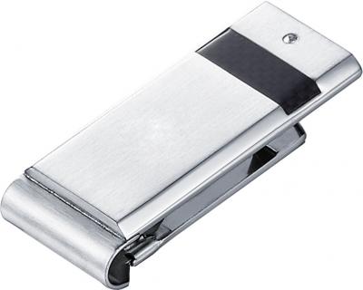 Visol Roman Carbon Fiber Stainless Steel Money Clip