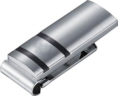 Visol Rafael Carbon Fiber Stainless Steel Engravable Money Clip