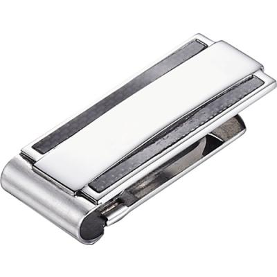 Visol Zuroko Carbon Fiber Stainless Steel Engravable Money Clip