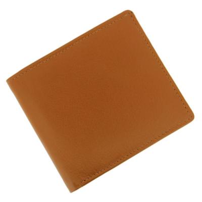 Visol Henry Tan Leather Wallet - 6 Credit Card Slots