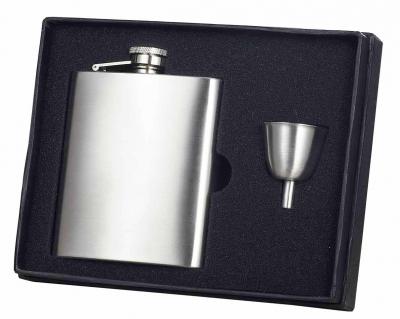 Visol Clarity Premium Quality 8oz Flask Gift Set
