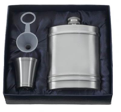 Visol Arlington Pewter Hip Flask Gift Set