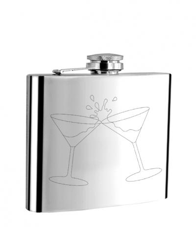 Visol Cheers Celebration me Liquor Flask - 6 oz