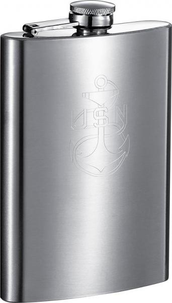 Visol US Navy Stainless Steel Flask - 8 oz