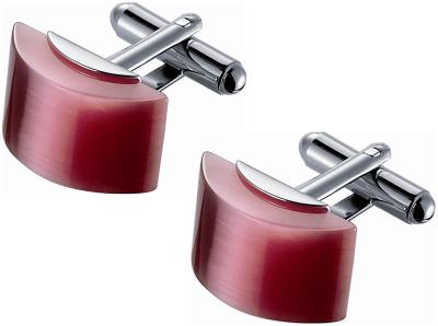 Rose Pink Catseye Cufflinks