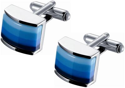 Blue Spectrum Enamel Cufflinks