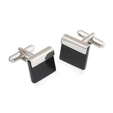 Black Catseye Cufflinks