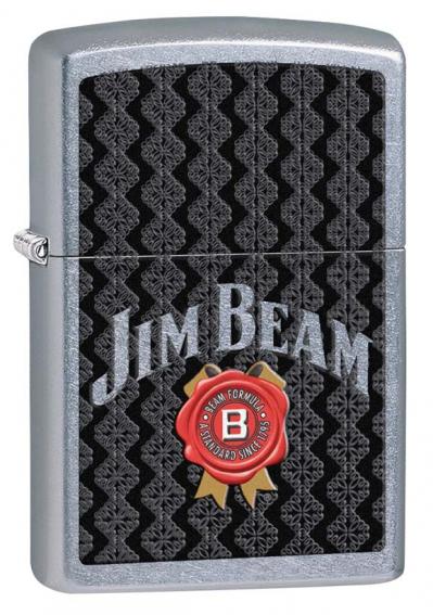 Zippo Jim Beam Street Chrome Lighter