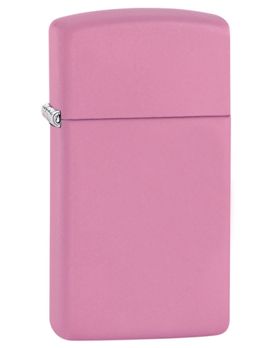 Zippo Pink Matte Slim Lighter