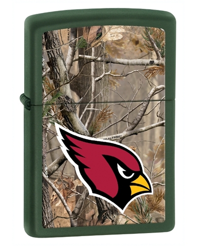 Zippo Camouflaged Arizona Cardinals Green Matte Lighter