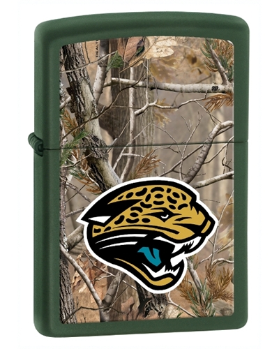 Zippo Camouflaged Jacksonville Jaguars Green Matte Lighter