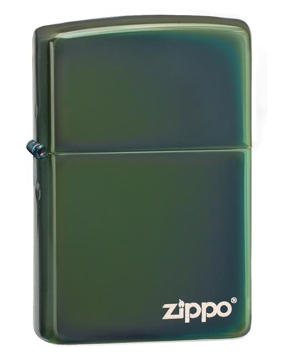Zippo Chameleon Chrome Plated Logo Lighter