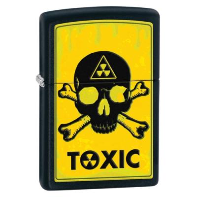 Zippo Toxic Black Matte Lighter
