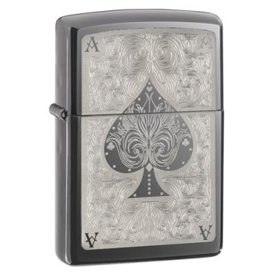 Zippo Ace Filigree Black Ice Lighter