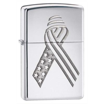 Zippo Unity Ribbon Armor High Polish Chrome Lighter