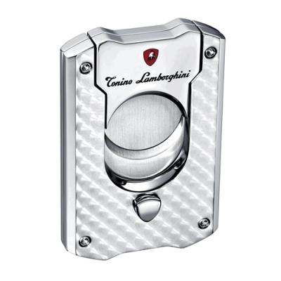 Tonino Lamborghini Stainless Steel Engine Turned Pattern cigar cutter