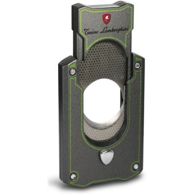 Tonino Lamborghini Le Mans Metallic Gray With Green Lines Cigar Cutter