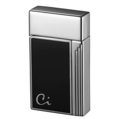 Caseti Clayworth Chrome Plated Black Lacquer Jet Flame Lighter