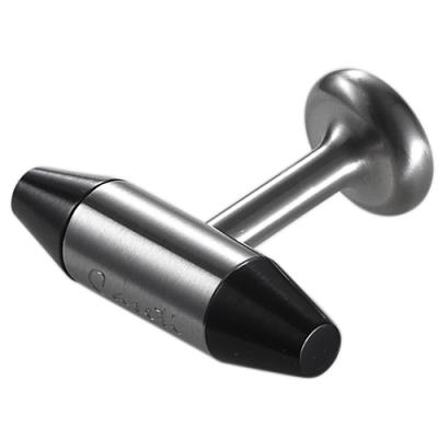 Caseti Rocket Stainless Steel and Gunmetal Cufflinks