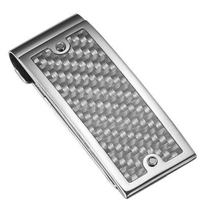 Caseti Karen Silver Carbon Fiber Money Clip