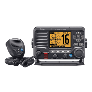 Icom M506 VHF Fixed Mount w/Front Mic, AIS & NMEA 0183/2000® - Black