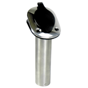 Whitecap 30° Flush Mount Rod Holder - 304 Stainless Steel - 9-1/4'