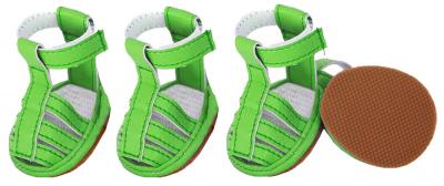 Buckle-Supportive Pvc Waterproof Pet Sandals Shoes - Set Of 4