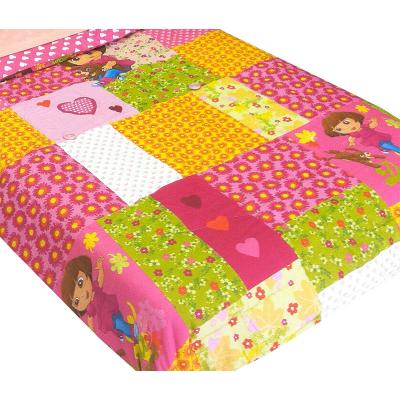 Dora Explorer Puppy Patchwork Full Bed Comforter