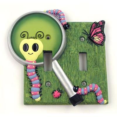 Bugs Insects Accent Double Toggle Lightswitch Plate