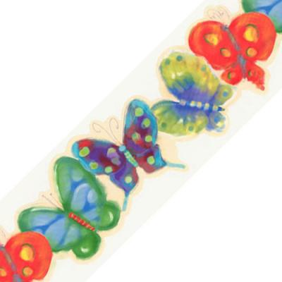 Jelly Butterfly Bugs Prepasted Wallpaper Border Roll
