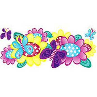 Butterfly Bugs Gardens Animal Wall Paper Accent