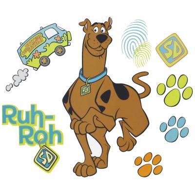 Scooby Doo Prints Self-Stick Wall Accent Stickers Set