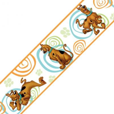 Scooby Doo Swirls Set of 4 Self-Stick Wall Borders