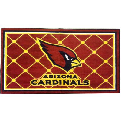 NFL Arizona Cardinals 4x6 Football Area Floor Rug