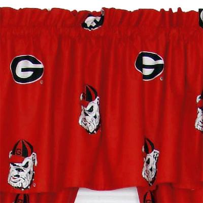 NCAA Georgia Bulldogs Collegiate Window Treatment Valance