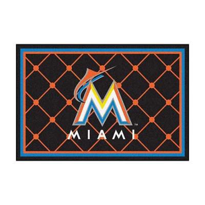 MLB Florida Miami Marlins Baseball 4x6 Accent Area Rug