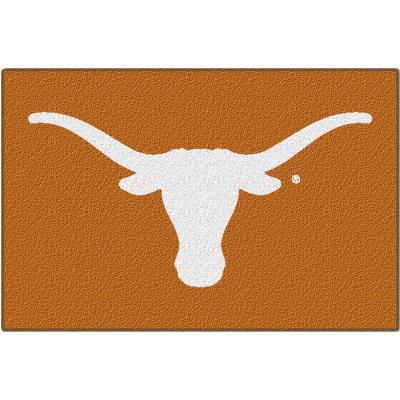 NCAA Texas Longhorns Logo Small Tufted Rug Floor Decoration