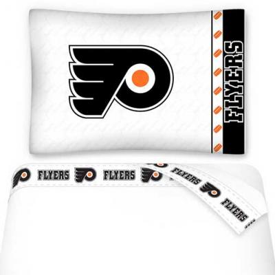 NHL Philadelphia Flyers Bed Sheets Set Hockey Bedding