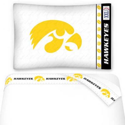 NCAA Iowa Hawkeyes Bed Sheets Set College Football Bedding