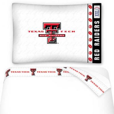 NCAA Texas Tech Red Raiders Bed Sheets Set College Bedding