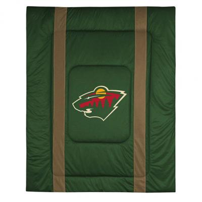 NHL Minnesota Wild Comforter Sidelines Hockey Bedding