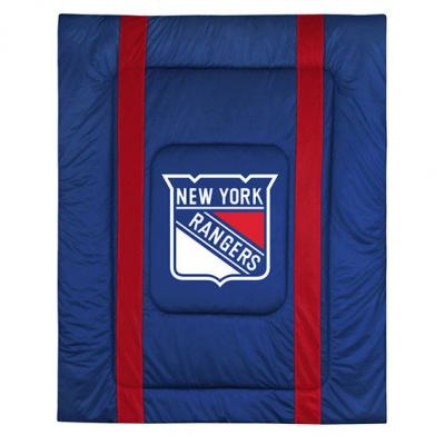 NHL New York Rangers Comforter Sidelines Hockey Bedding